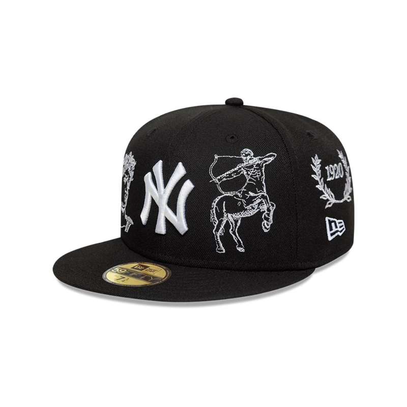 GORRA 59FIFTY NEW YORK YANKEES MLB MYTHICAL BLACK - 1