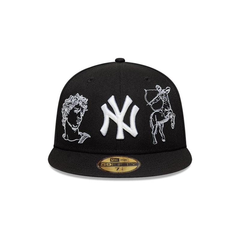 GORRA 59FIFTY NEW YORK YANKEES MLB MYTHICAL BLACK - 2
