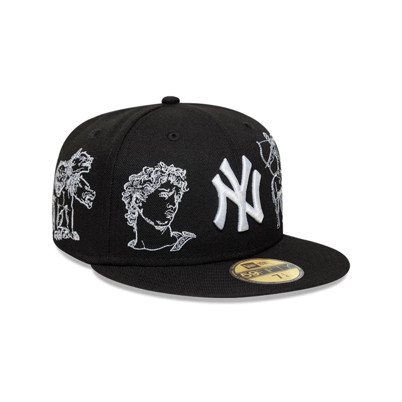 GORRA 59FIFTY NEW YORK YANKEES MLB MYTHICAL BLACK - 3
