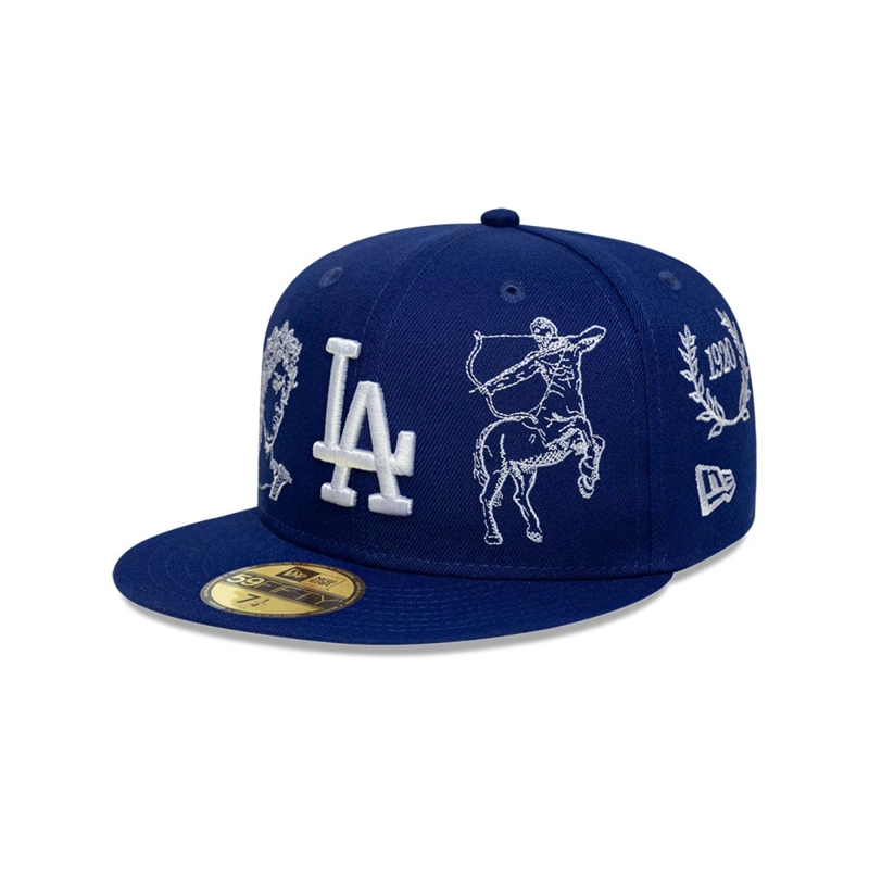 GORRA 59FIFTY LOS ANGELES DODGERS MLB MYTHICAL AZUL - 1
