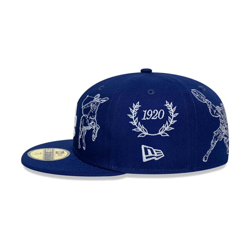 GORRA 59FIFTY LOS ANGELES DODGERS MLB MYTHICAL AZUL - 4