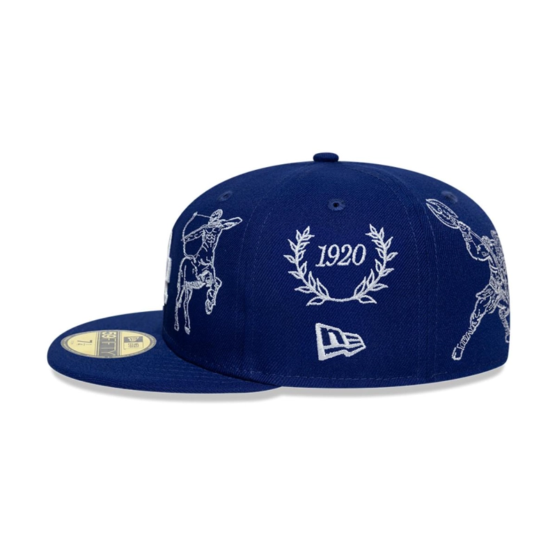 GORRA 59FIFTY LOS ANGELES DODGERS MLB MYTHICAL AZUL - 4