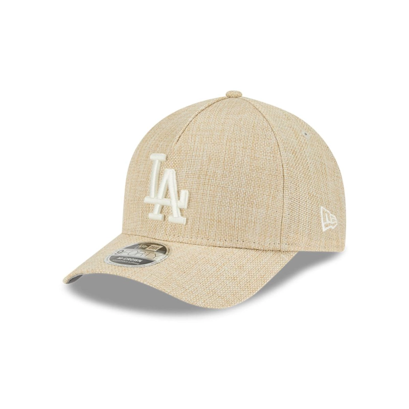 GORRA 9FORTY LOS ANGELES DODGERS COTTON WEAVE BEIGE - 1