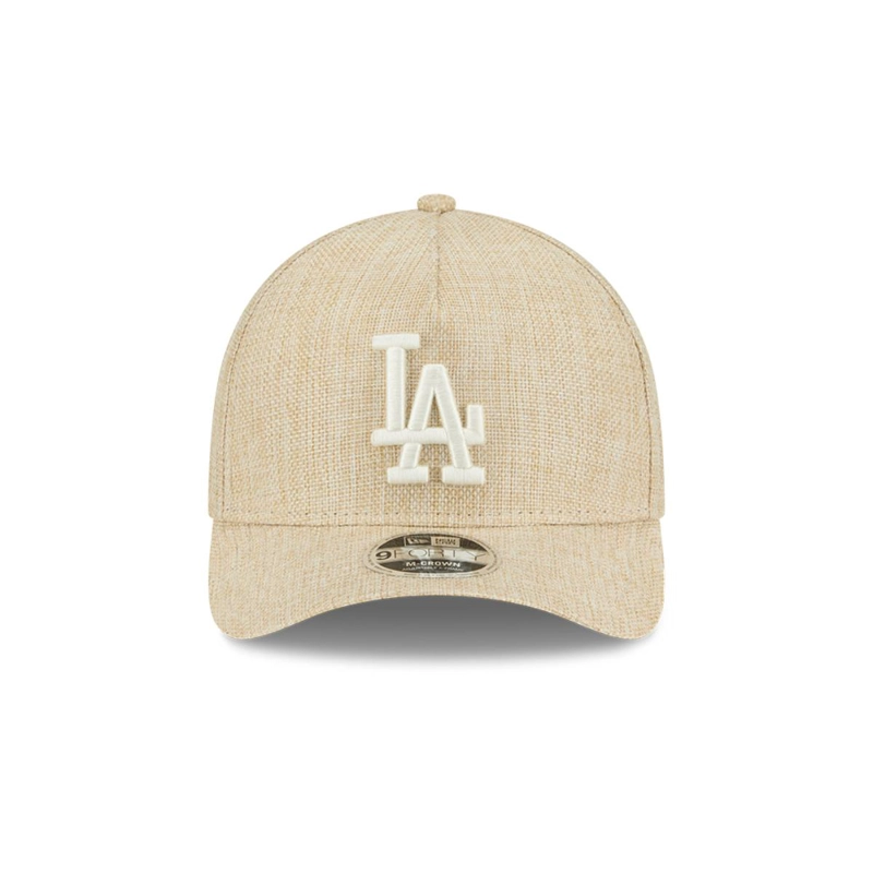 GORRA 9FORTY LOS ANGELES DODGERS COTTON WEAVE BEIGE - 3