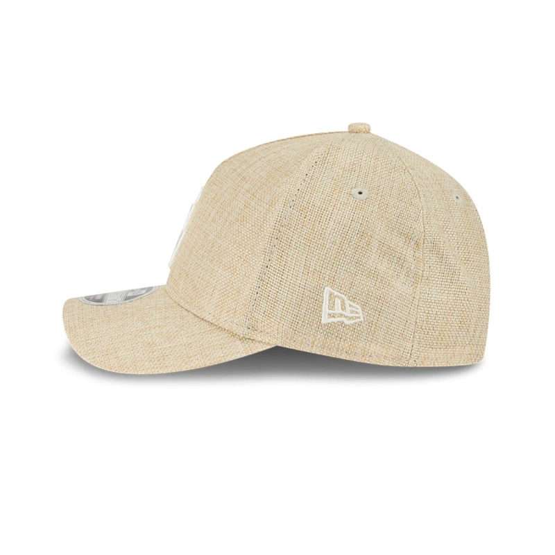 GORRA 9FORTY LOS ANGELES DODGERS COTTON WEAVE BEIGE - 4