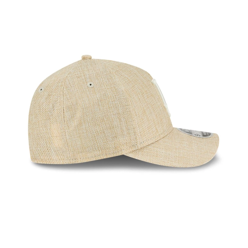 GORRA 9FORTY LOS ANGELES DODGERS COTTON WEAVE BEIGE - 5