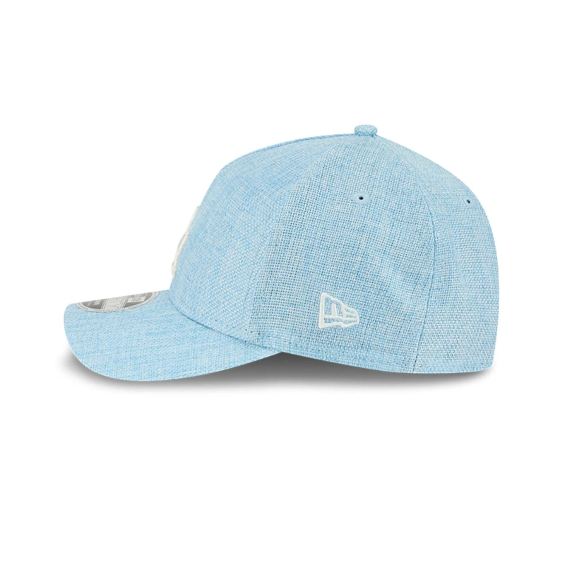 GORRA 9FORTY LOS ANGELES DODGERS COTTON WEAVE PASTEL BLUE - 5
