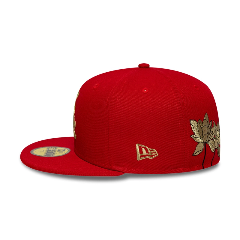 GORRA 59FIFTY MLB CHICAGO WHITE SOX CHINESE NEW YEAR ROJO - 5