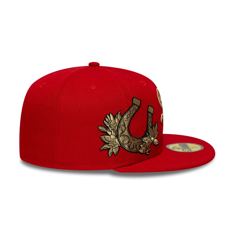 GORRA 59FIFTY MLB CHICAGO WHITE SOX CHINESE NEW YEAR ROJO - 6