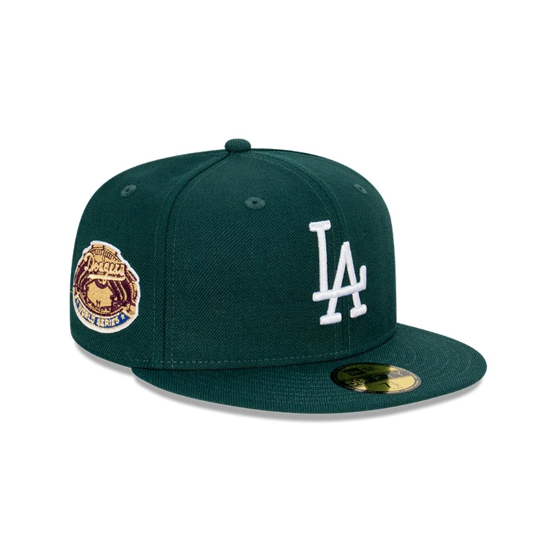 GORRA 59FIFTY LOS ANGELES DODGERS REGAL GREENS VERDE - 1
