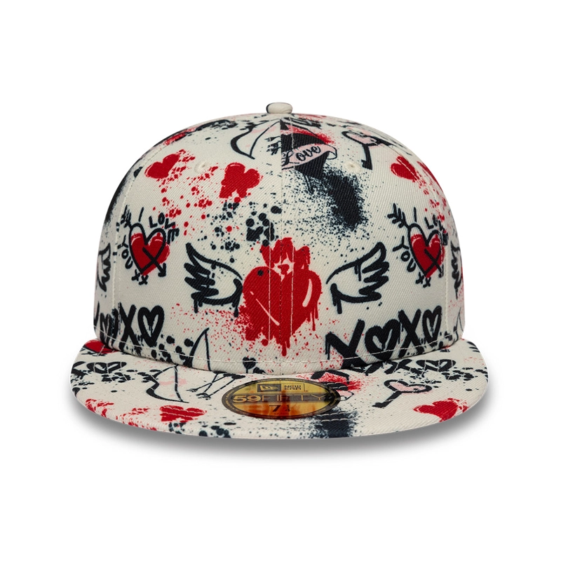 GORRA 59FIFTY VALENTINES BEIGE - 2