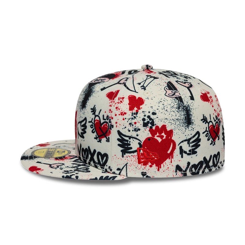 GORRA 59FIFTY VALENTINES BEIGE - 6