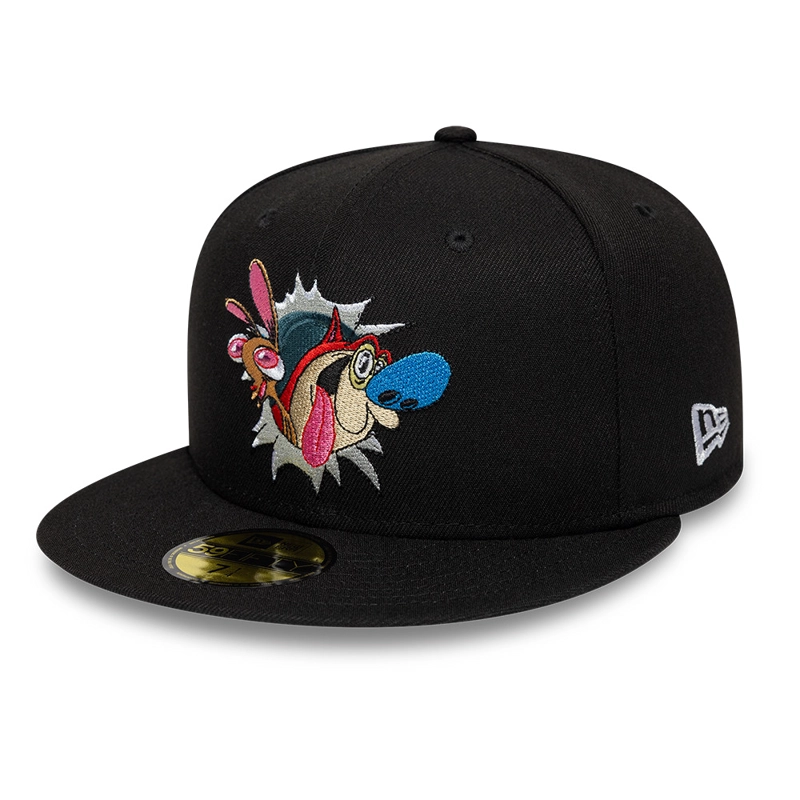 GORRA 59FIFTY REN AND STIMPY NEGRO - 1