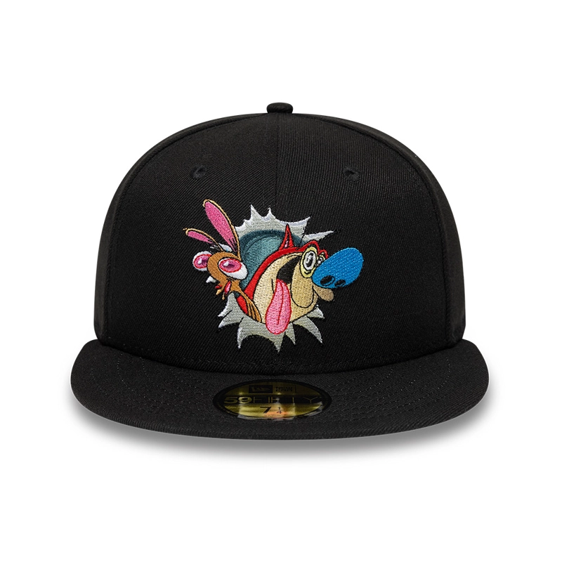 GORRA 59FIFTY REN AND STIMPY NEGRO - 2