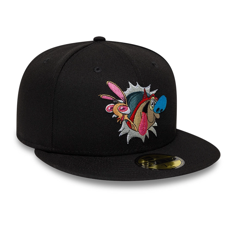 GORRA 59FIFTY REN AND STIMPY NEGRO - 3