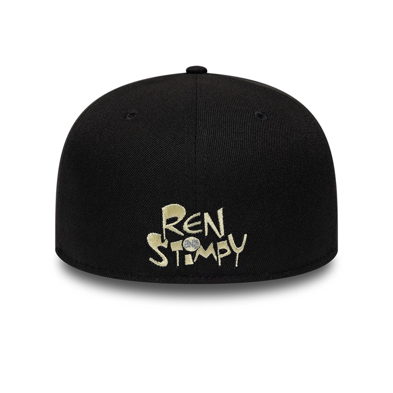 GORRA 59FIFTY REN AND STIMPY NEGRO - 4