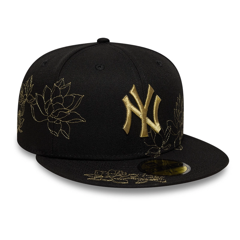 GORRA 59FIFTY MLB NEW YORK YANKEES CHINESE NEW YEAR NEGRO - 1