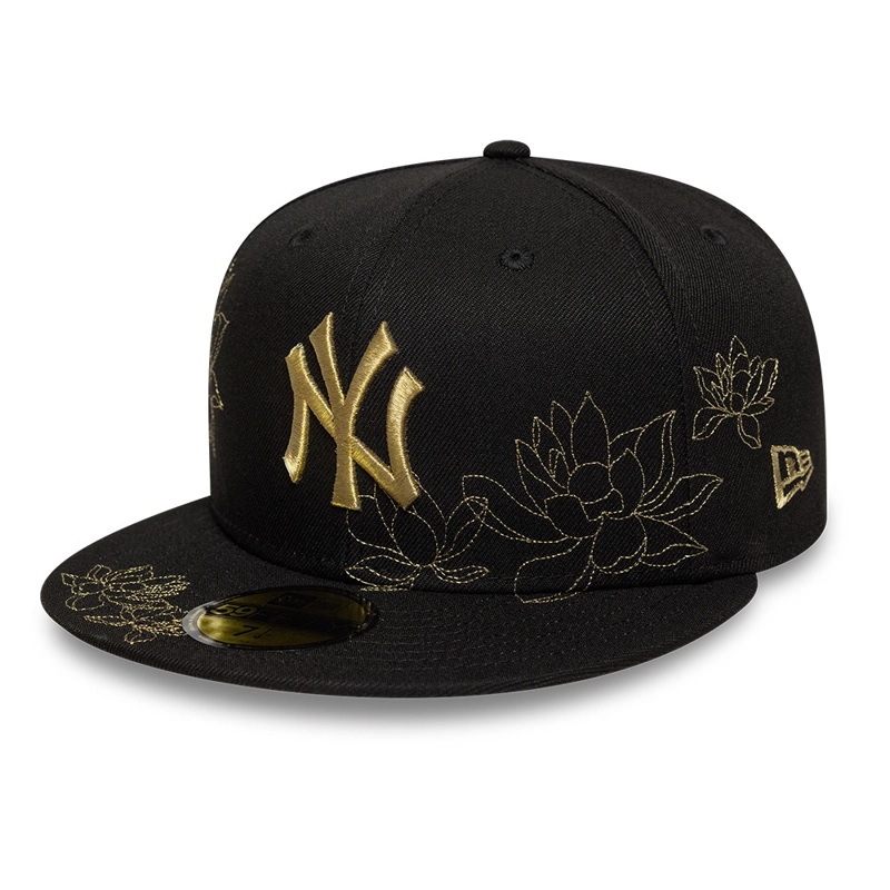 GORRA 59FIFTY MLB NEW YORK YANKEES CHINESE NEW YEAR NEGRO - 3