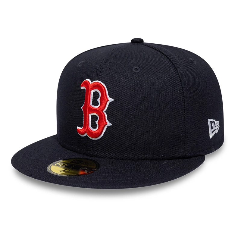 GORRA 59FIFTY MLB BOSTON RED SOX SIDE PATCH AZUL MARINO - 1