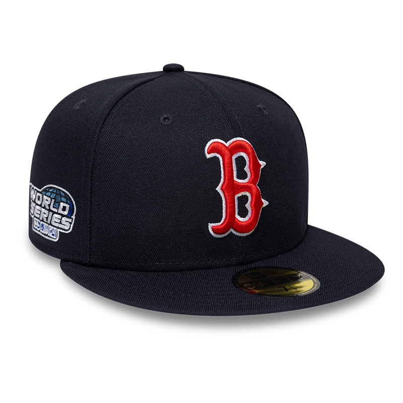 GORRA 59FIFTY MLB BOSTON RED SOX SIDE PATCH AZUL MARINO - 3