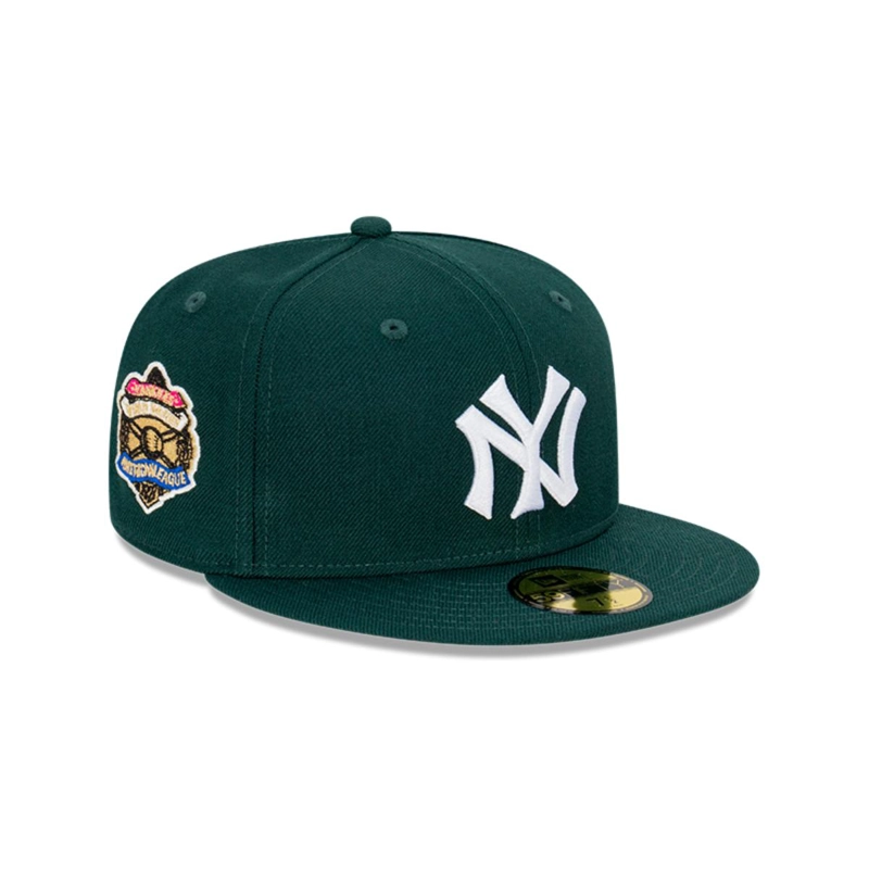 GORRA 59FIFTY NEW YORK YANKEES REGAL GREENS VERDE - 1