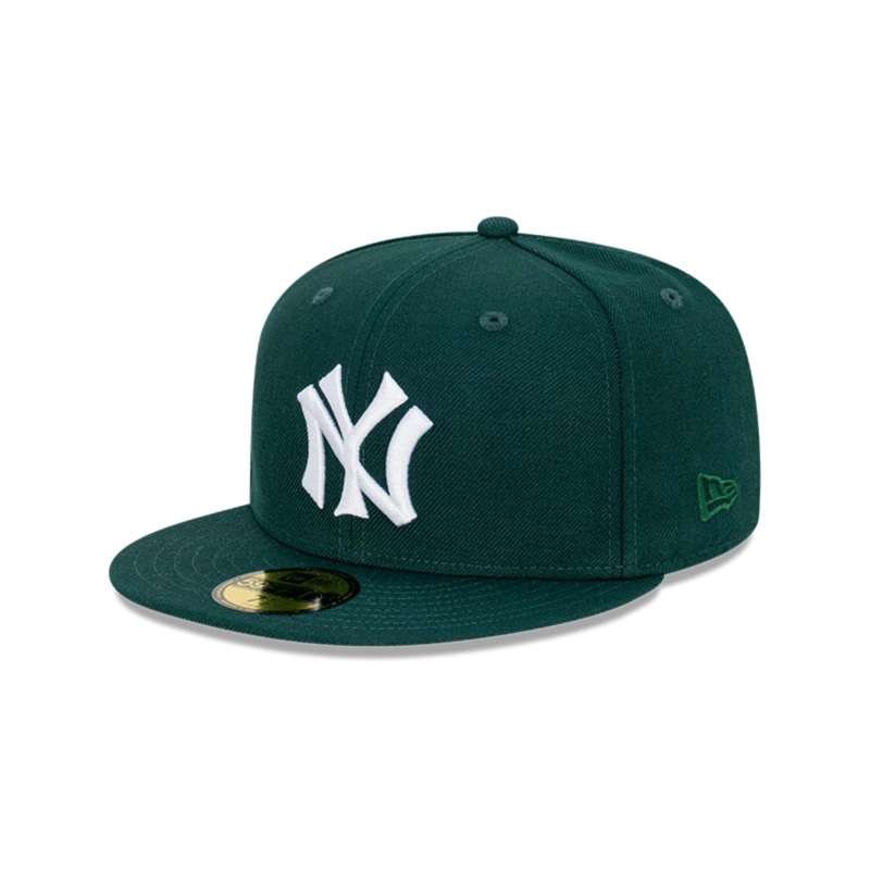 GORRA 59FIFTY NEW YORK YANKEES REGAL GREENS VERDE - 2