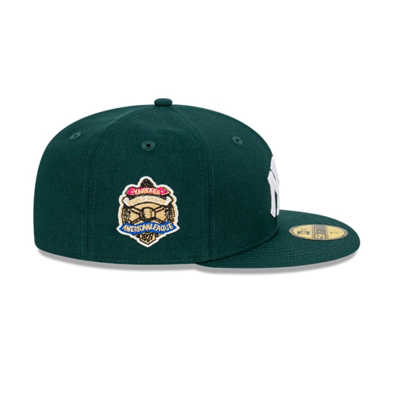 GORRA 59FIFTY NEW YORK YANKEES REGAL GREENS VERDE - 4