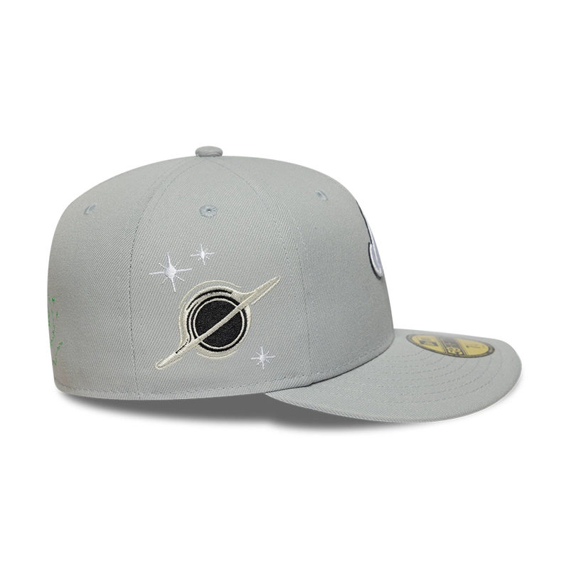 GORRA NEW ERA 59FIFTY  PLANET ICON GRIS - 4