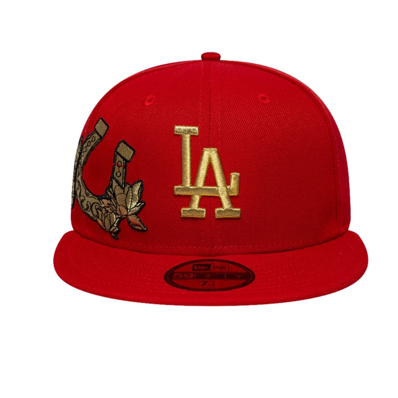 GORRA 59FIFTY MLB LOS ANGELES DODGERS CHINESE NEW YEAR ROJO - 2