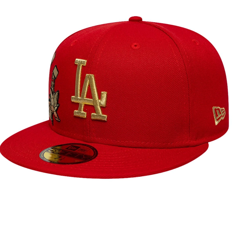 GORRA 59FIFTY MLB LOS ANGELES DODGERS CHINESE NEW YEAR ROJO - 3