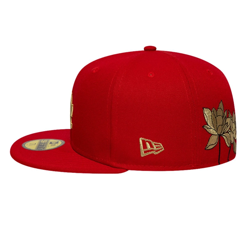 GORRA 59FIFTY MLB LOS ANGELES DODGERS CHINESE NEW YEAR ROJO - 5
