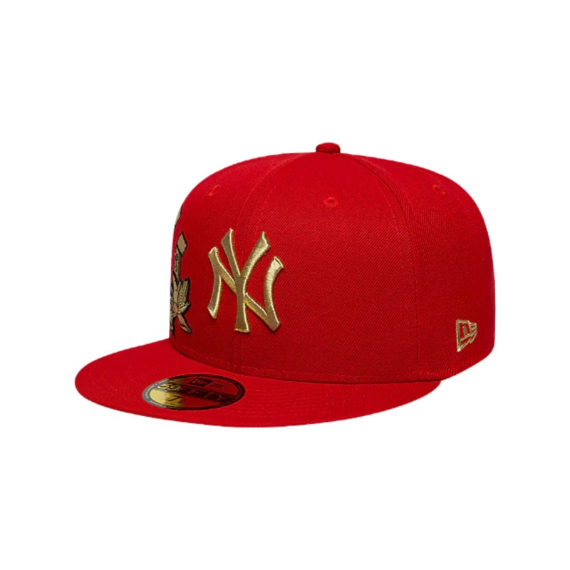 GORRA 59FIFTY MLB NEW YORK YANKEES CHINESE NEW YEAR ROJO - 3