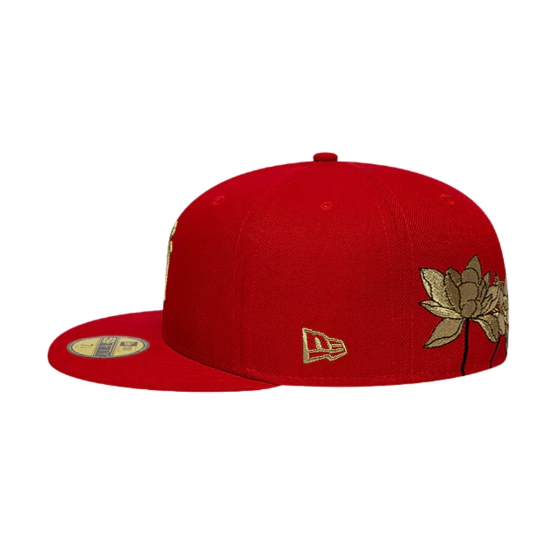 GORRA 59FIFTY MLB NEW YORK YANKEES CHINESE NEW YEAR ROJO - 4
