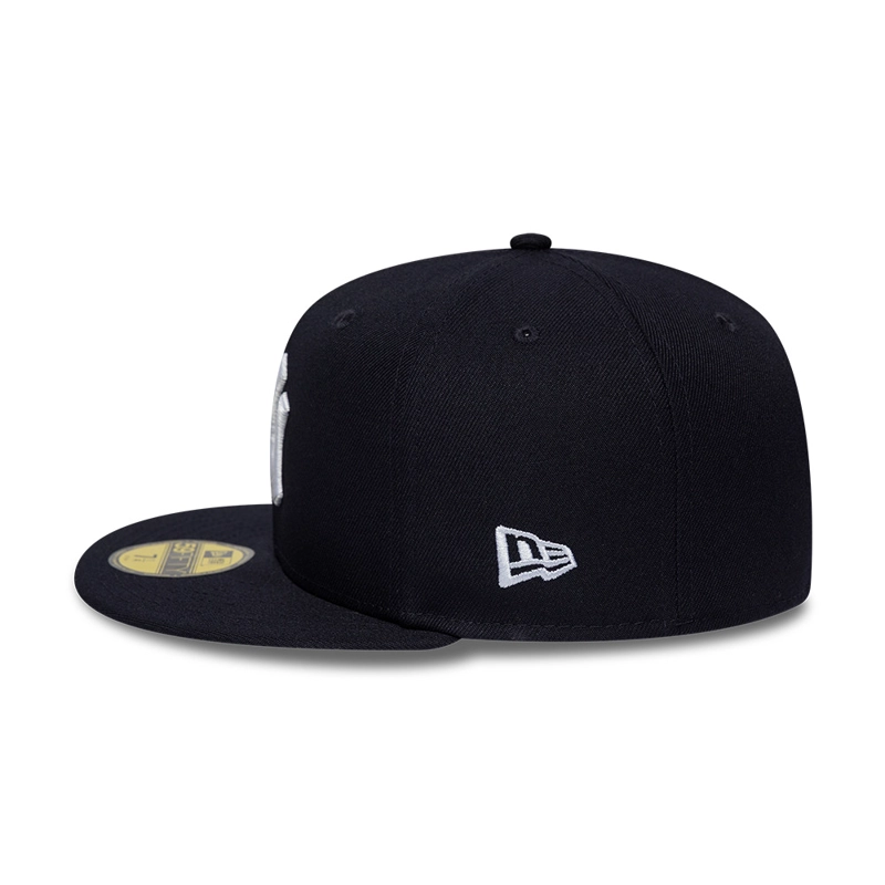 GORRA 59FIFTY MLB NEW YORK YANKEES SIDE PATCH AZUL MARINO - 6