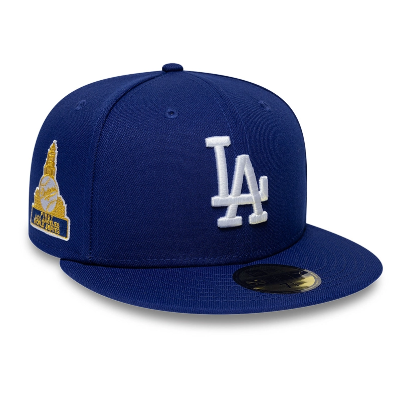 GORRA 59FIFTY MLB LOS ANGELES DODGERS SIDE PATCH AZUL MARINO - 3