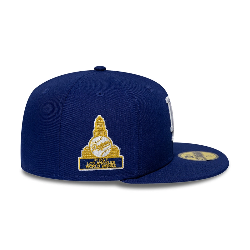 GORRA 59FIFTY MLB LOS ANGELES DODGERS SIDE PATCH AZUL MARINO - 7