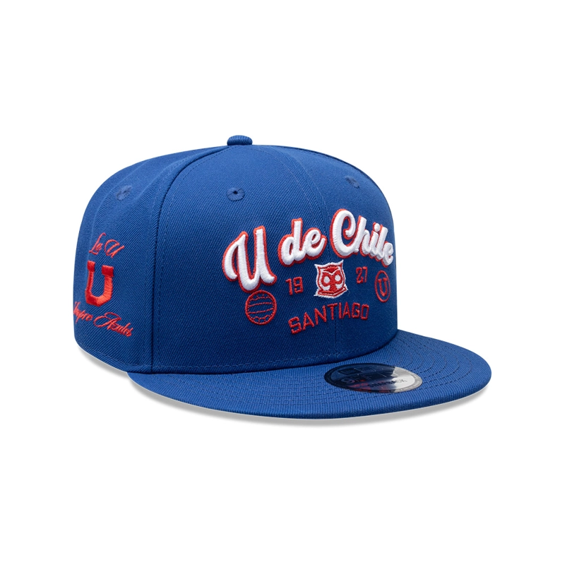 GORRA NEW ERA 9FIFTY UNIVERSIDAD DE CHILE FUTBOL AZUL - 1