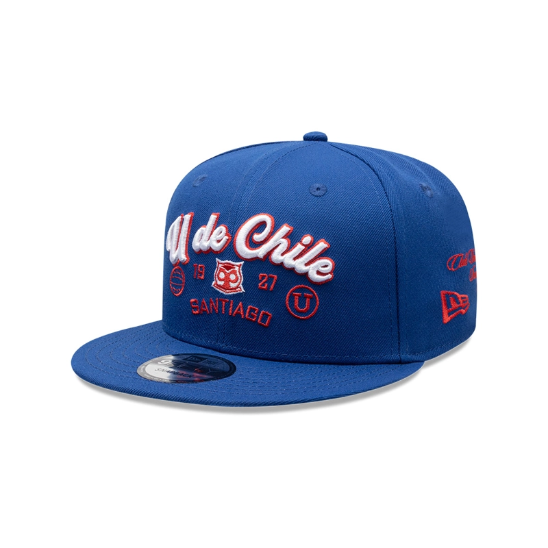 GORRA NEW ERA 9FIFTY UNIVERSIDAD DE CHILE FUTBOL AZUL - 3