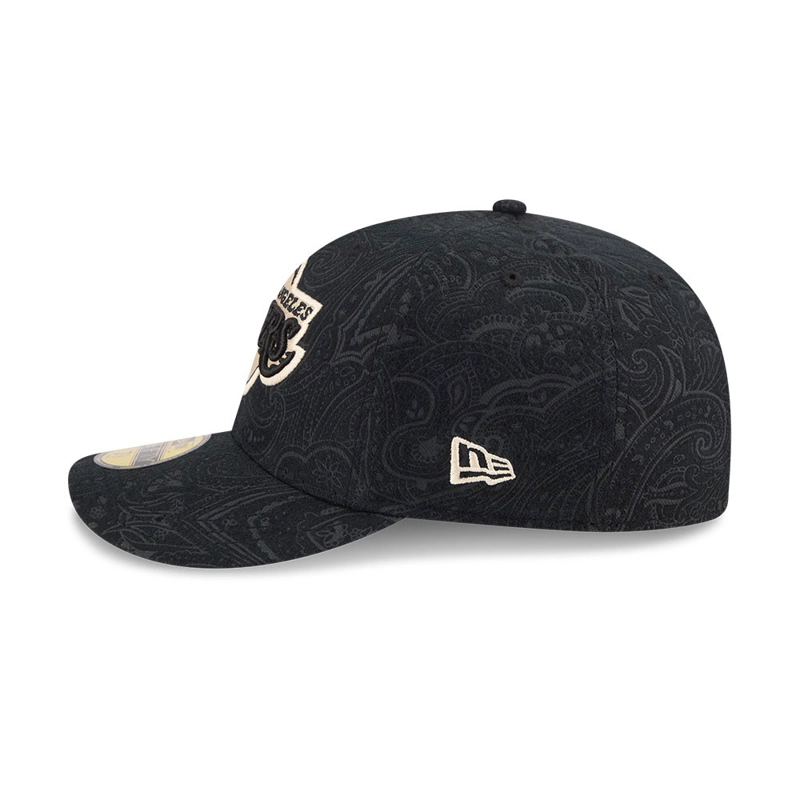 GORRA 59FIFTY NBA LOS ANGELES LAKERS BRUSHED COTTON NEGRO - 4