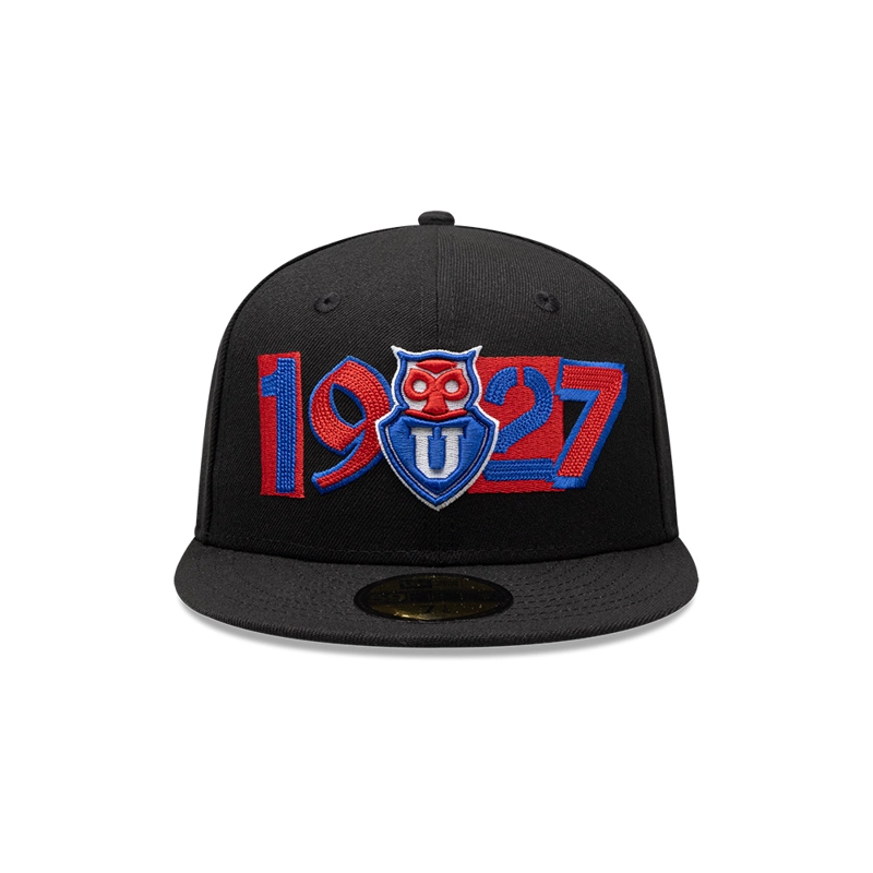 GORRA NEW ERA 59FIFTY UNIVERSIDAD DE CHILE FUTBOL NEGRO - 2