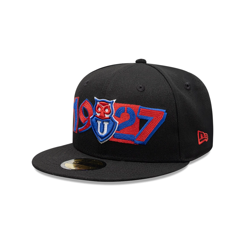 GORRA NEW ERA 59FIFTY UNIVERSIDAD DE CHILE FUTBOL NEGRO - 3