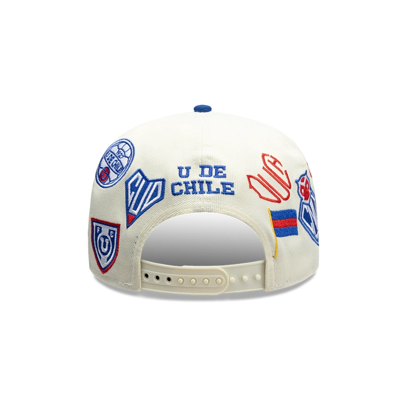 GORRA NEW ERA 9FIFTY UNIVERSIDAD DE CHILE FUTBOL AZUL BLANCO - 6