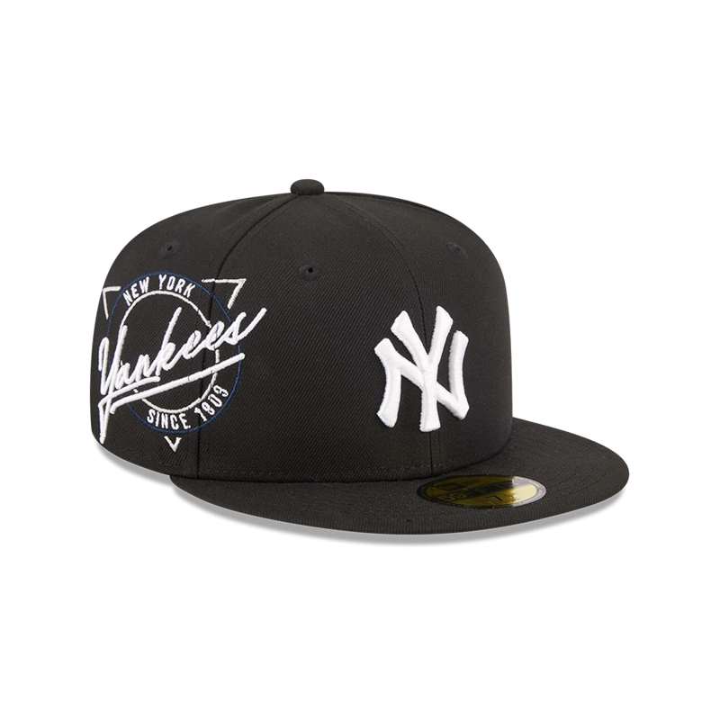 GORRA 59FIFTY MLB NEW YORK YANKEES NEON NEGRO - 1