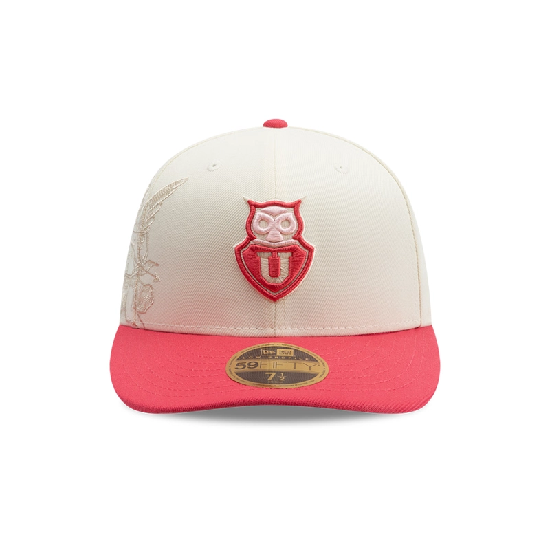 GORRA NEW ERA 59FIFTY UNIVERSIDAD DE CHILE FUTBOL BEIGE - 2