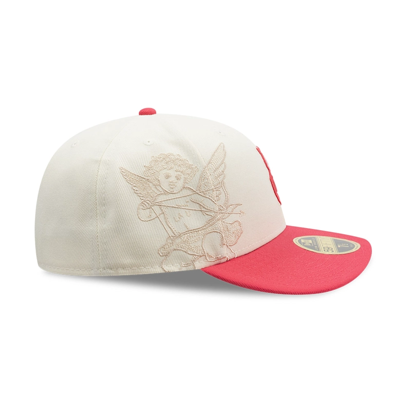 GORRA NEW ERA 59FIFTY UNIVERSIDAD DE CHILE FUTBOL BEIGE - 5