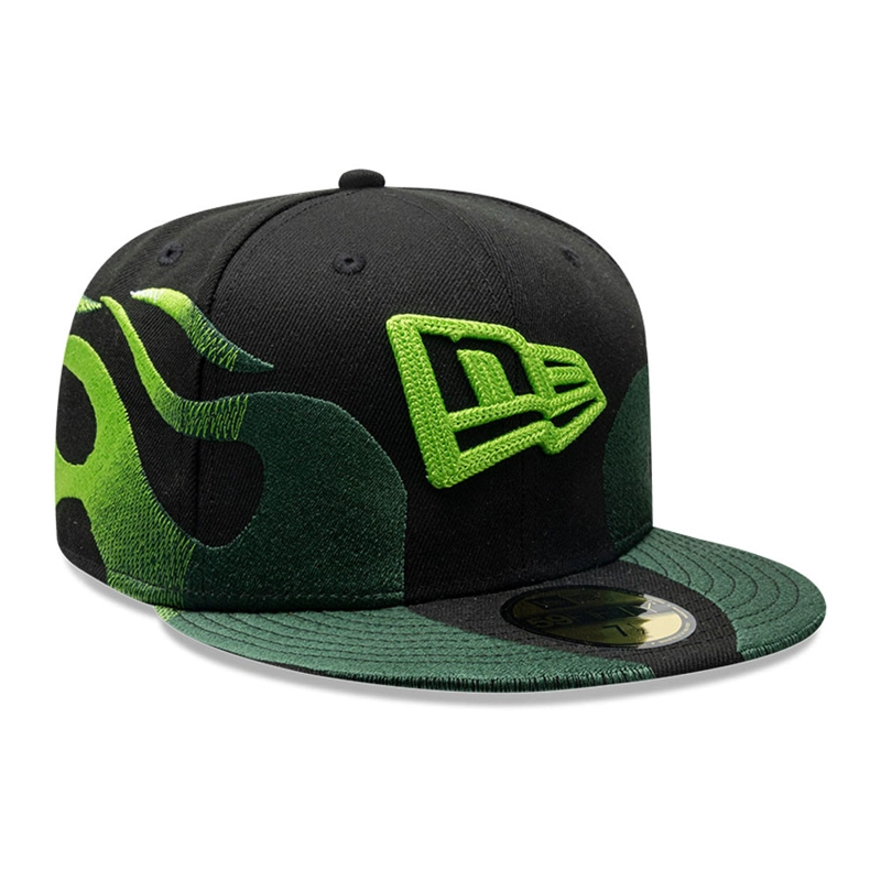GORRA 59FIFTY NEW ERA FLAME NEGRO - 1