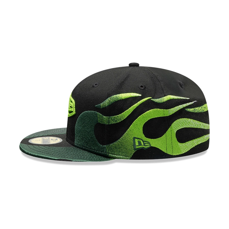 GORRA 59FIFTY NEW ERA FLAME NEGRO - 4