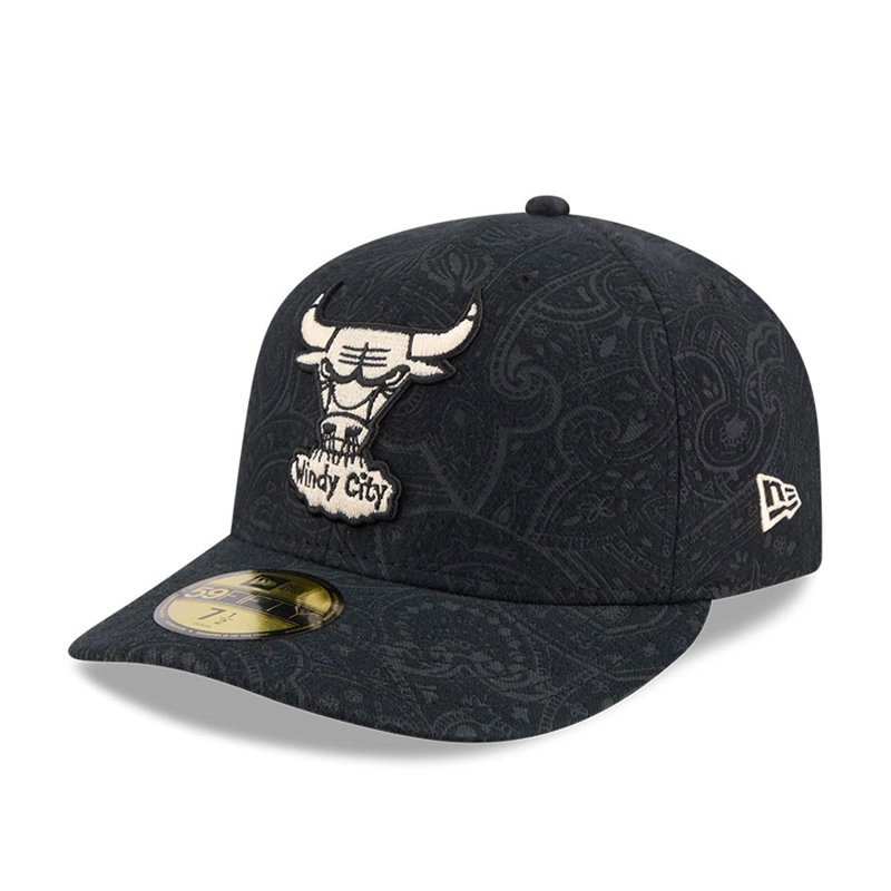 GORRA 59FIFTY NBA CHICAGO BULLS BRUSHED COTTON NEGRO - 1