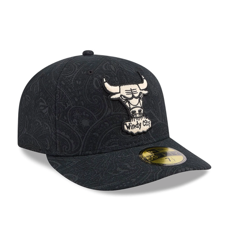 GORRA 59FIFTY NBA CHICAGO BULLS BRUSHED COTTON NEGRO - 2