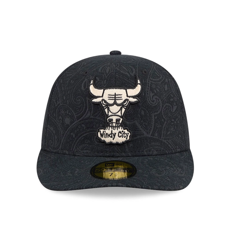 GORRA 59FIFTY NBA CHICAGO BULLS BRUSHED COTTON NEGRO - 3